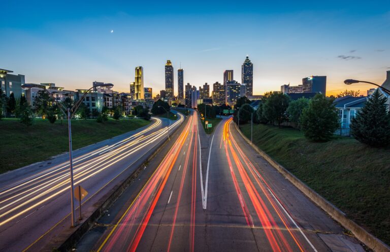 Atlanta Sunset Skyline