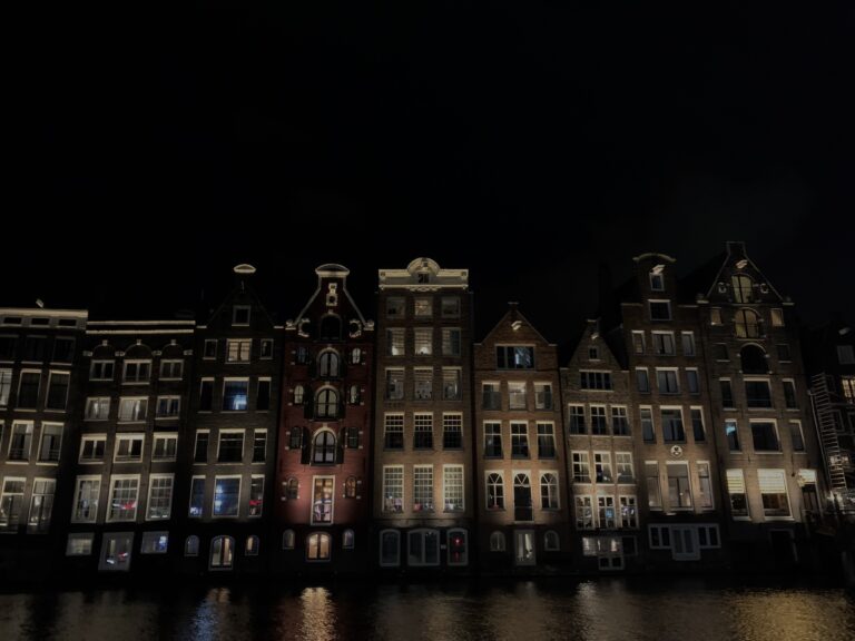 unique Amsterdam at night