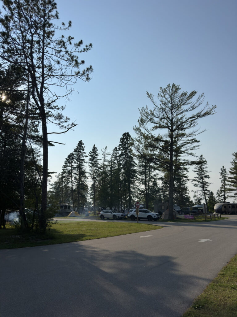 wilderness state park michigan camping
