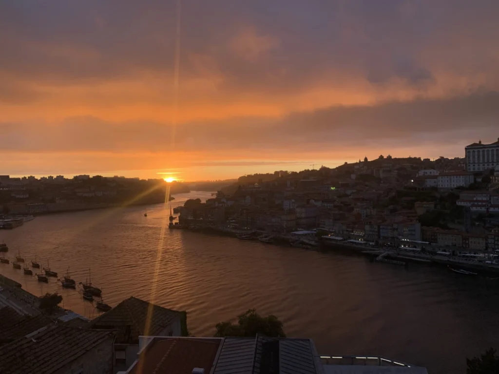 Sunset in Porto