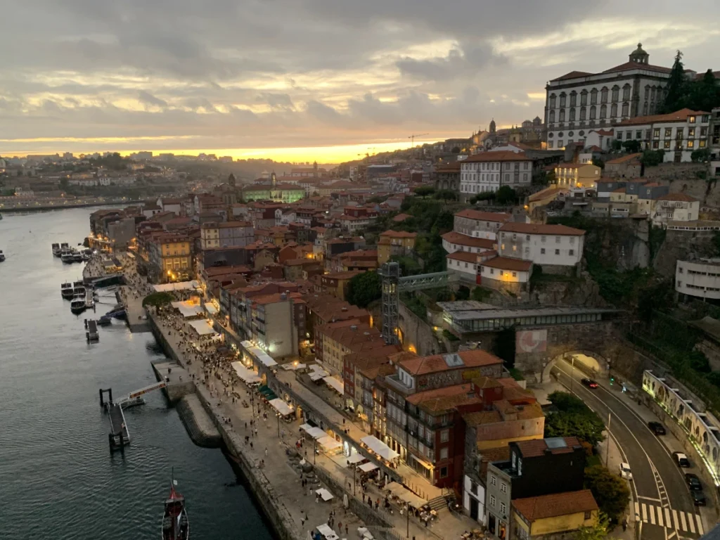 Sunset in Porto